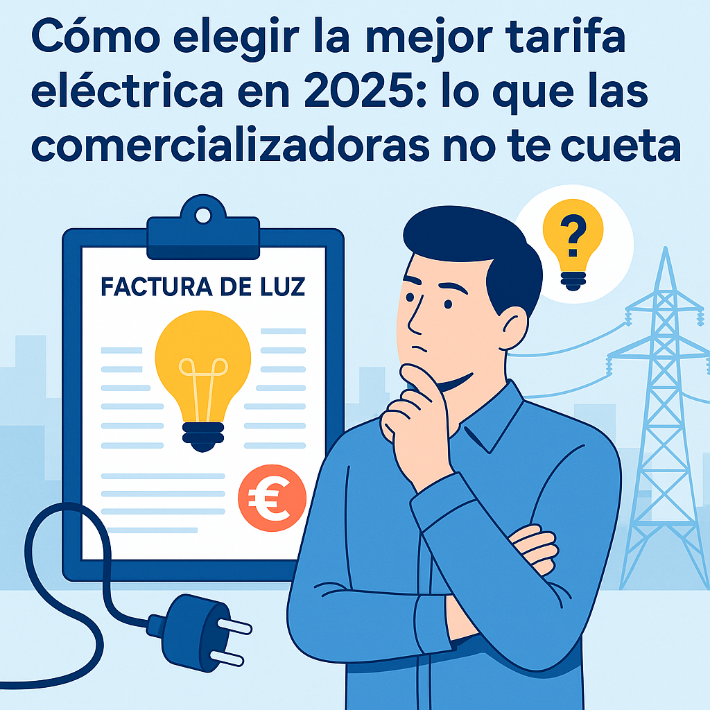 Como elegir la mejor tarifa eléctrica del 2025