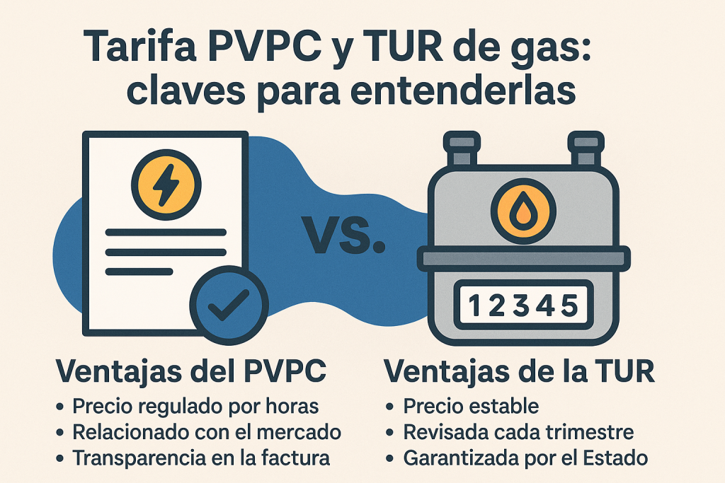 Beneficios de la tarifa PVPC y TUR