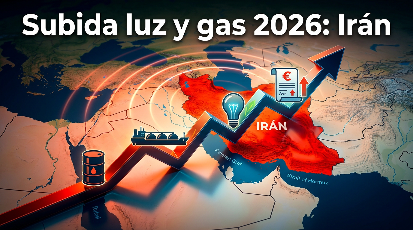 impacto conflicto Irán EEUU Israel en subida precios luz gas 2026 España - Conectados Consulting explica cómo afecta tu factura energética